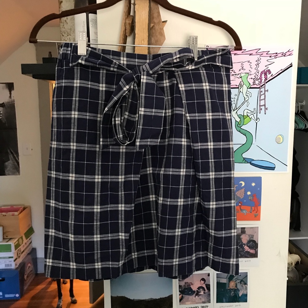Madewell Plaid Skirt
